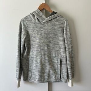 Revolve Solow Hoodie Sweatshirt Lightweight Thin Heather Gray Medium